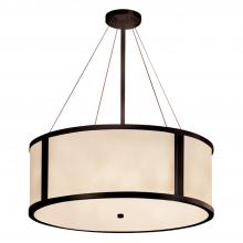 Justice Design Group CLD-9544-DBRZ - Tribeca 36" Drum Pendant