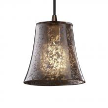 Justice Design Group FSN-8815-20-MROR-MBLK-RIGID - Mini 1-Light Pendant