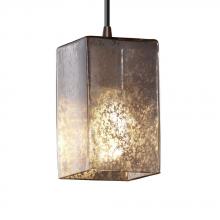 Justice Design Group FSN-8816-28-MROR-MBLK - Small 1-Light Pendant