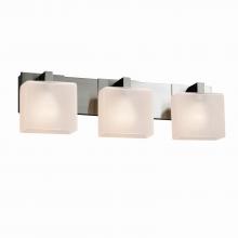 Justice Design Group FSN-8923-55-FRCR-NCKL - Modular 3-Light Bath Bar