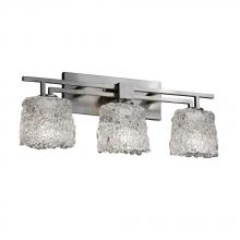 Justice Design Group GLA-8703-30-LACE-DBRZ - Aero 3-Light Bath Bar