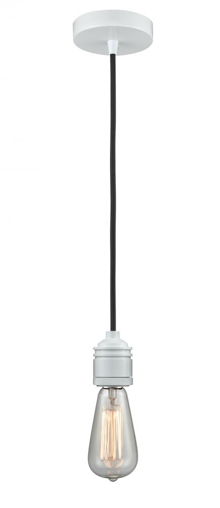 Winchester - 1 Light - 2 inch - White - Cord hung - Mini Pendant