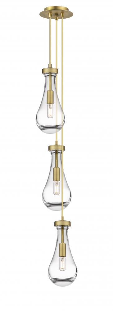 Owego - 3 Light - 7 inch - Brushed Champagne Bronze - Multi Pendant