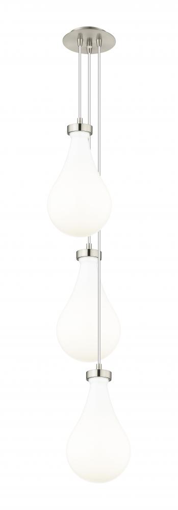 Owego - 3 Light - 7 inch - Brushed Satin Nickel - Multi Pendant