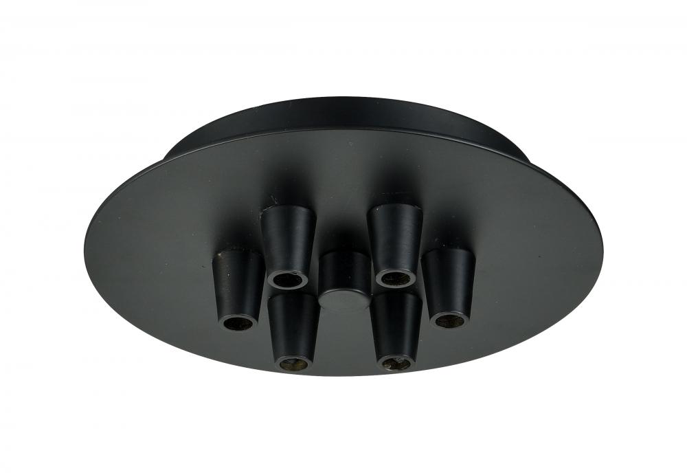 6 Light Round Multi Port Canopy