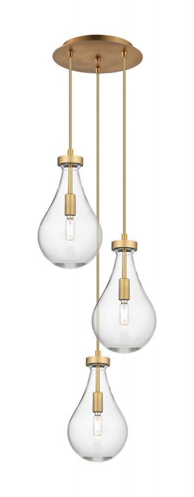 Owego - 3 Light - 13 inch - Brushed Champagne Bronze - Multi Pendant