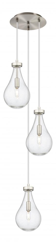 Owego - 3 Light - 13 inch - Brushed Satin Nickel - Multi Pendant