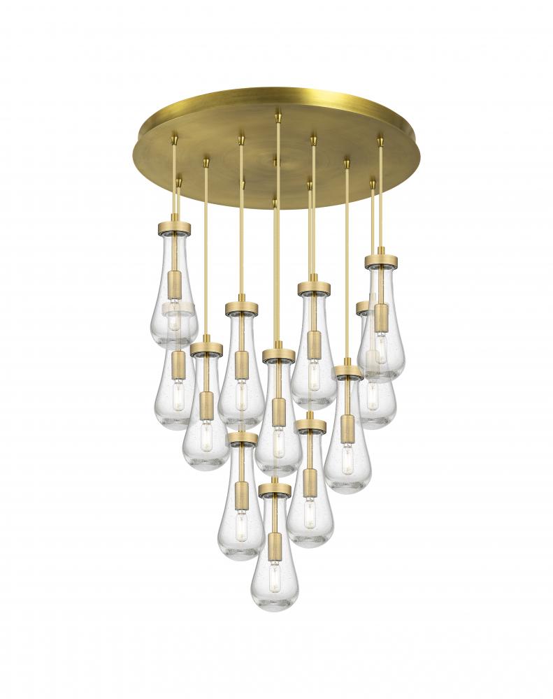 Owego - 12 Light - 24 inch - Brushed Brushed Brass - Multi Pendant