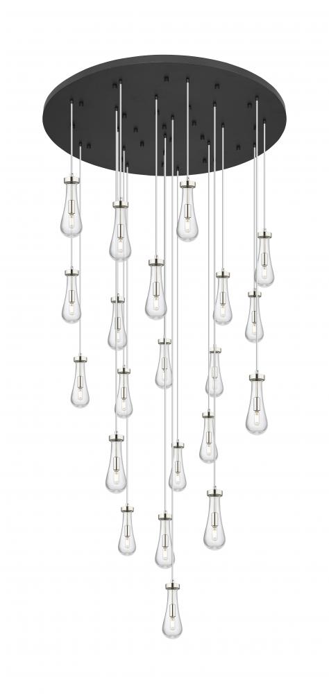 Owego - 21 Light - 48 inch - Polished Nickel - Multi Pendant