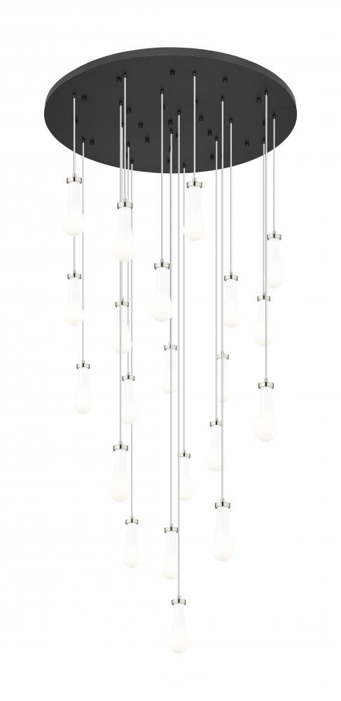 Owego - 21 Light - 48 inch - Brushed Satin Nickel - Multi Pendant