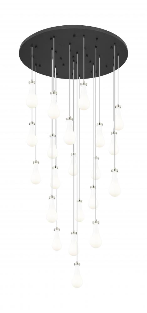 Owego - 21 Light - 48 inch - Brushed Satin Nickel - Multi Pendant