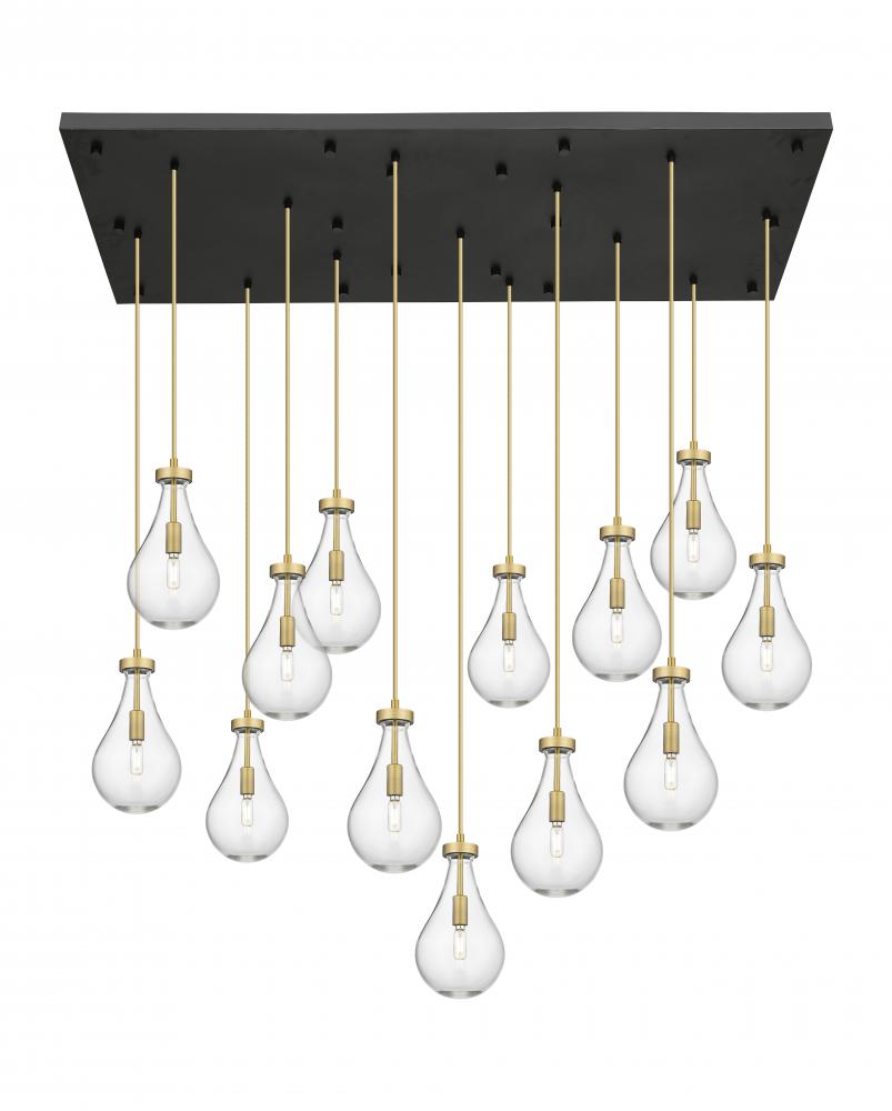 Owego - 13 Light - 54 inch - Brushed Brass - Multi Pendant