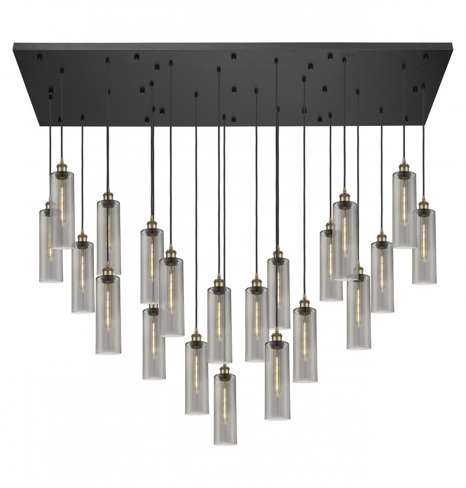 Crown Point - 21 Light - 71 inch - Brushed Brass - Multi Pendant