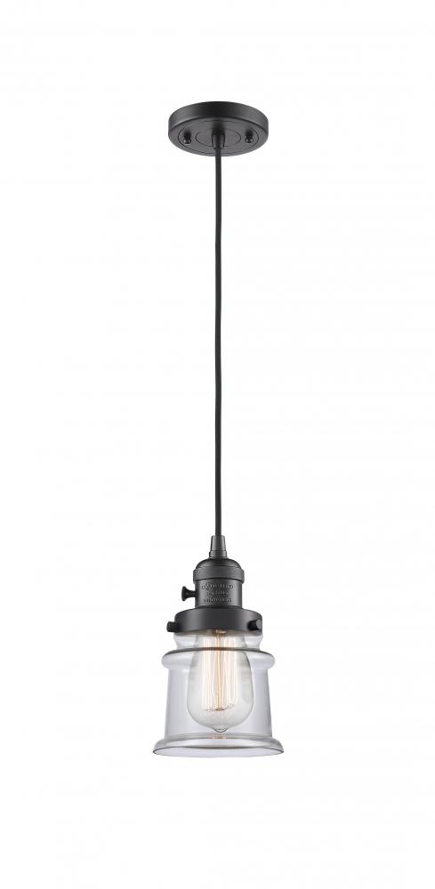 Canton - 1 Light - 5 inch - Oil Rubbed Bronze - Cord hung - Mini Pendant