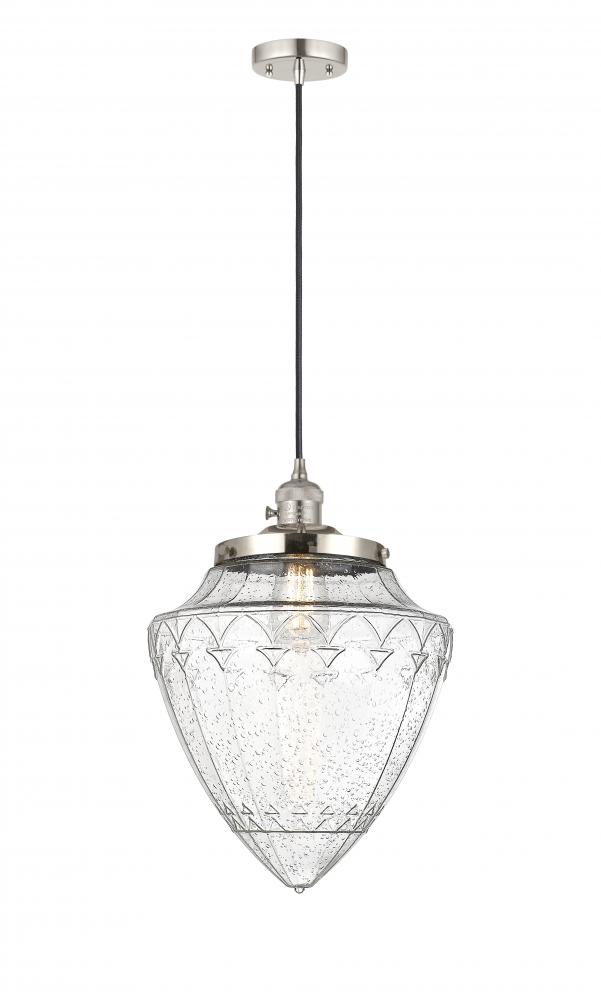 Bridgeton - 1 Light - 16 inch - Polished Nickel - Cord hung - Mini Pendant