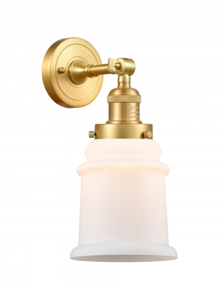 Canton - 1 Light - 7 inch - Satin Gold - Sconce