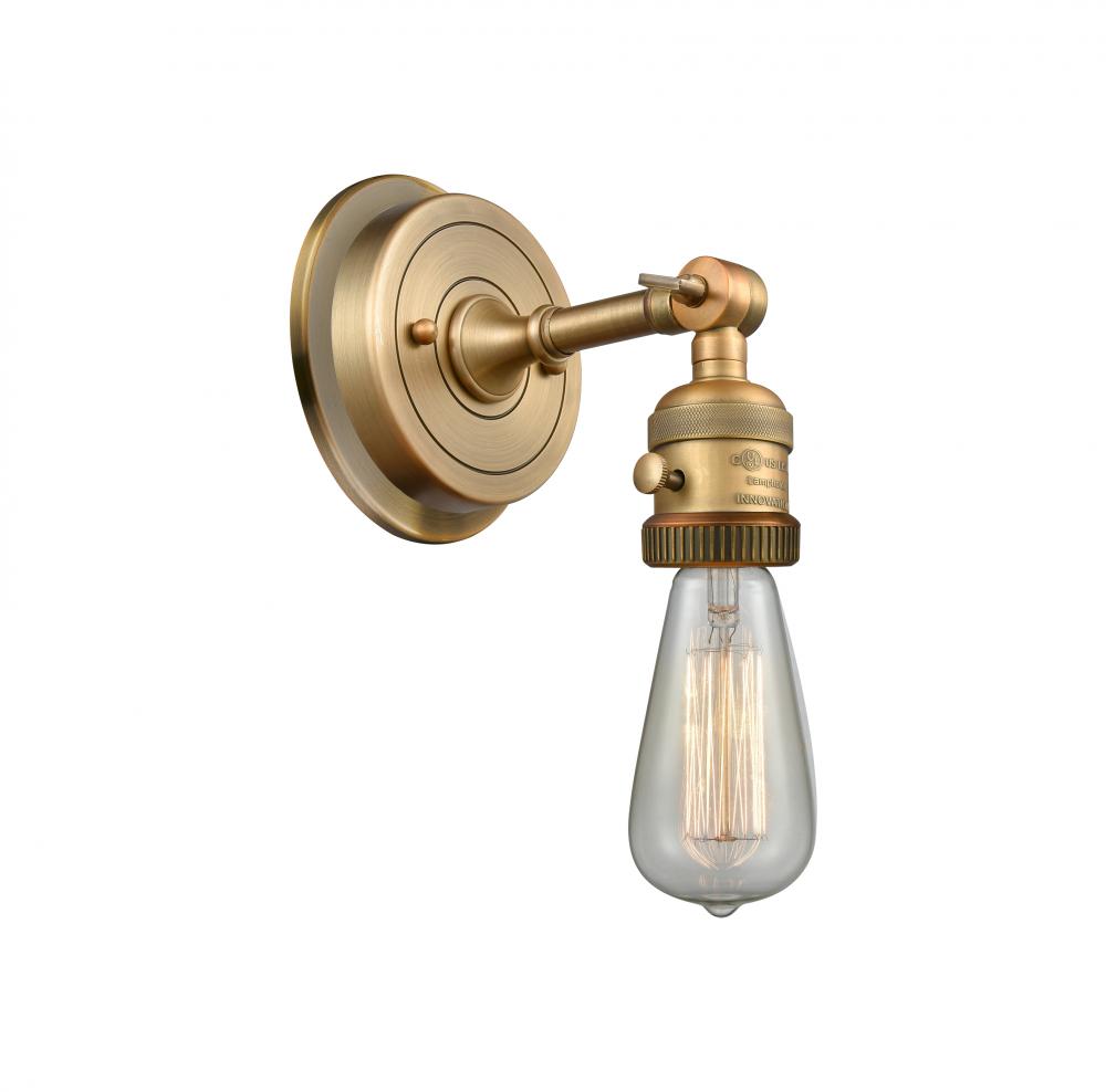 Bare Bulb Sconce With Switch