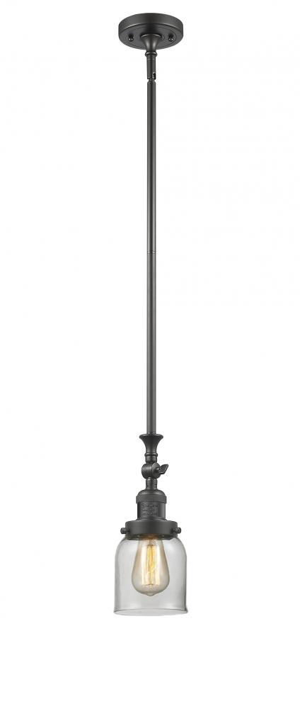 Bell - 1 Light - 5 inch - Oil Rubbed Bronze - Stem Hung - Mini Pendant