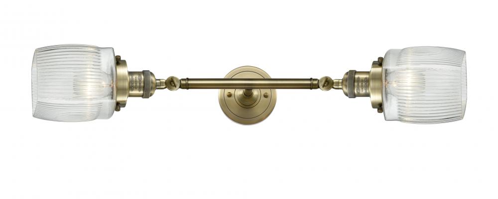 Colton - 2 Light - 6 inch - Brushed Brass - Bath Vanity Light