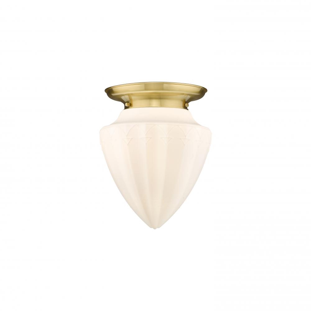 Beacon - 1 Light - 14 inch - Satin Gold - Flush Mount