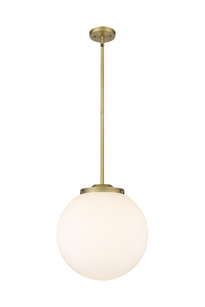 Beacon - 1 Light - 16 inch - Brushed Brass - Stem Hung - Pendant