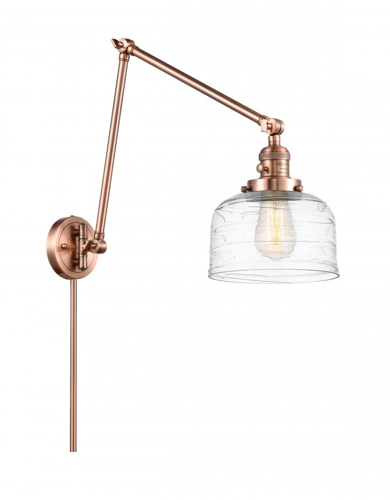 Bell - 1 Light - 8 inch - Antique Copper - Swing Arm