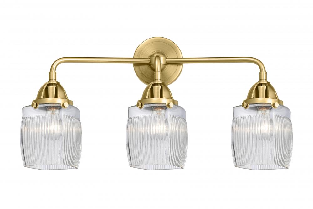 Colton - 3 Light - 24 inch - Satin Gold - Bath Vanity Light