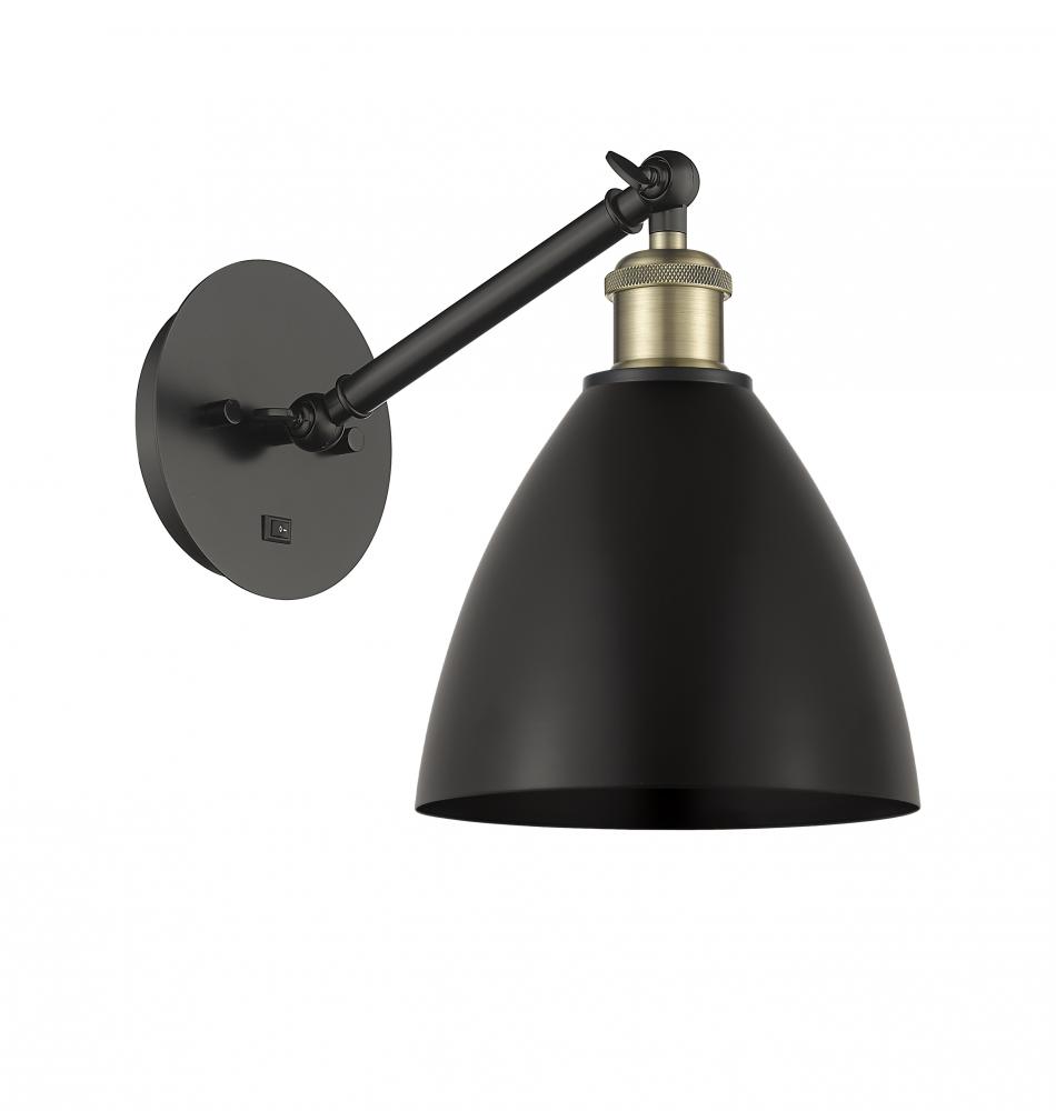 Bristol - 1 Light - 8 inch - Black Antique Brass - Sconce