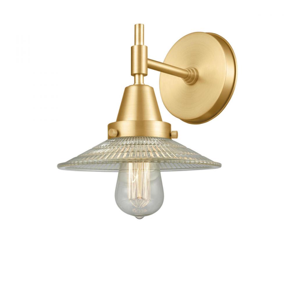 Halophane - 1 Light - 9 inch - Satin Gold - Sconce