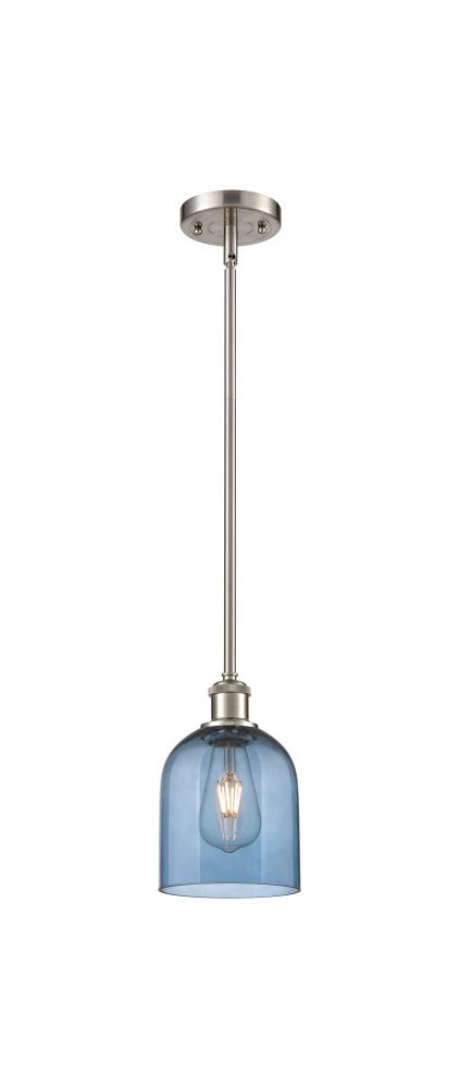 Bella - 1 Light - 6 inch - Brushed Satin Nickel - Mini Pendant