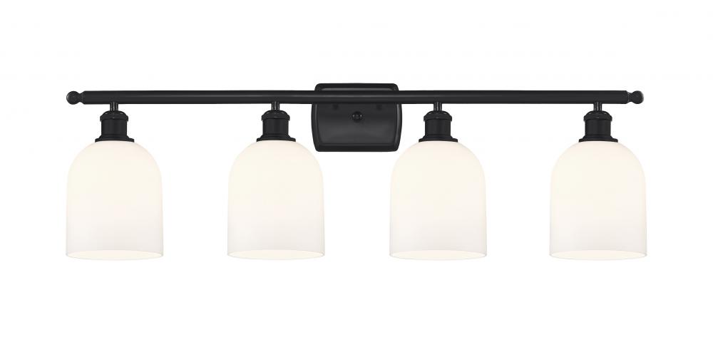 Bella - 4 Light - 36 inch - Matte Black - Bath Vanity Light