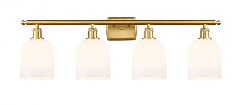 Bella - 4 Light - 36 inch - Satin Gold - Bath Vanity Light