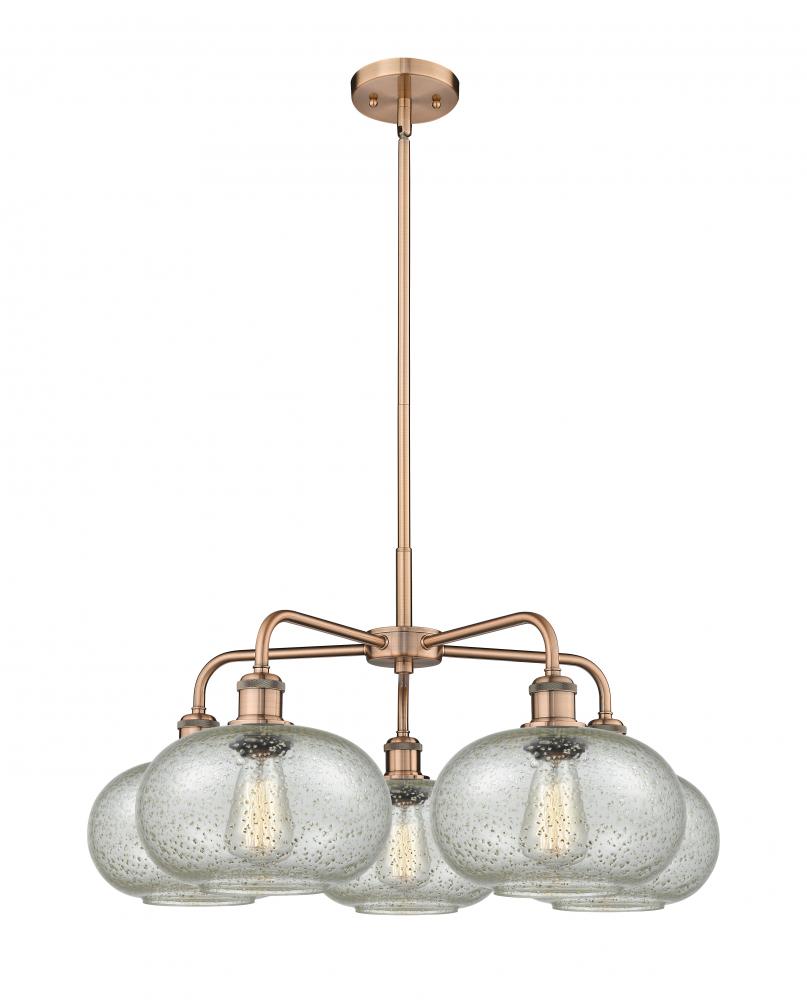 Gorham - 5 Light - 28 inch - Antique Copper - Chandelier