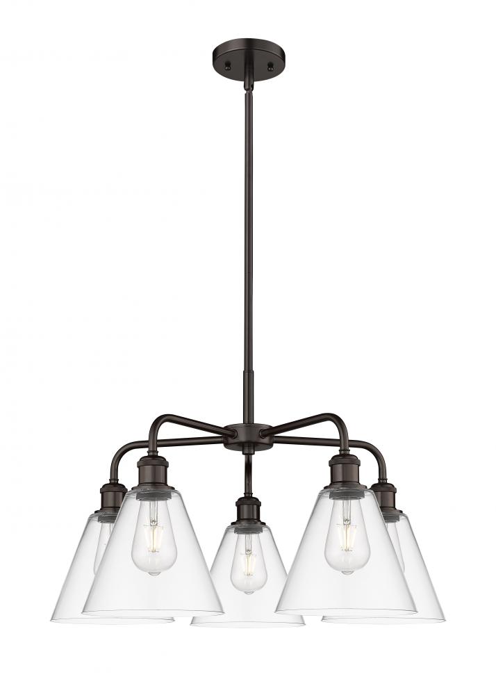 Berkshire - 5 Light - 26 inch - Oil Rubbed Bronze - Chandelier