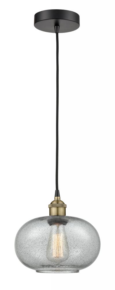 Gorham - 1 Light - 10 inch - Black Antique Brass - Cord hung - Mini Pendant