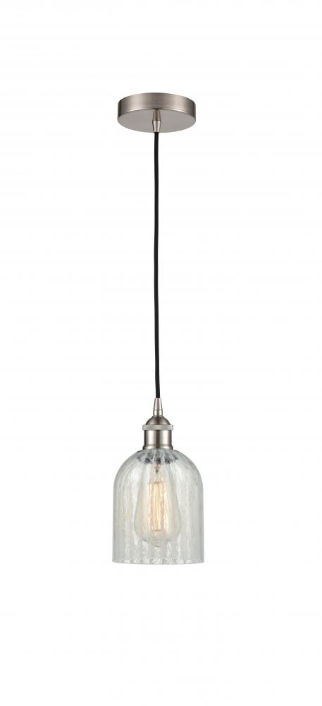 Caledonia - 1 Light - 5 inch - Brushed Satin Nickel - Cord hung - Mini Pendant