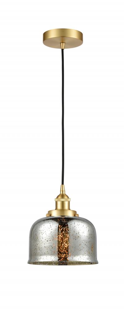 Cone - 1 Light - 8 inch - Satin Gold - Mini Pendant