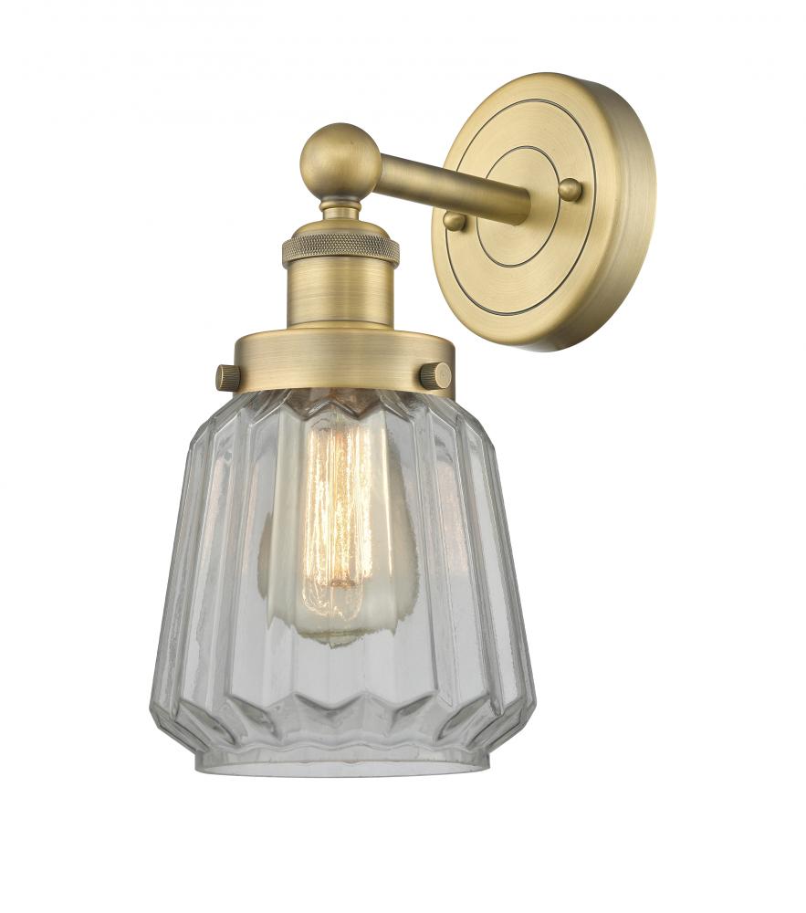 Chatham - 1 Light - 7 inch - Brushed Brass - Sconce