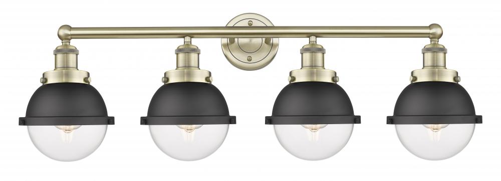 Edison - 4 Light - 34 inch - Antique Brass - Bath Vanity Light