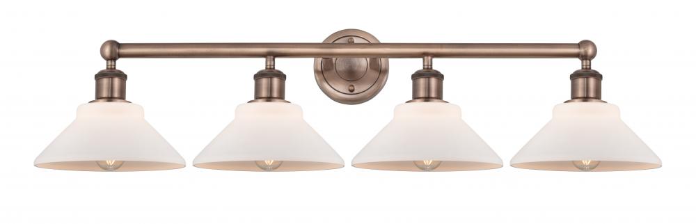 Orwell - 4 Light - 35 inch - Antique Copper - Bath Vanity Light