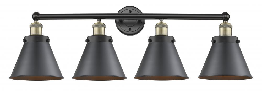 Appalachian - 4 Light - 35 inch - Black Antique Brass - Bath Vanity Light