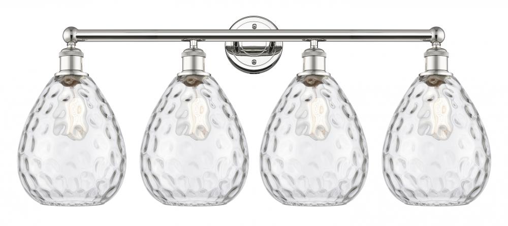 Waverly - 4 Light - 35 inch - Polished Nickel - Bath Vanity Light