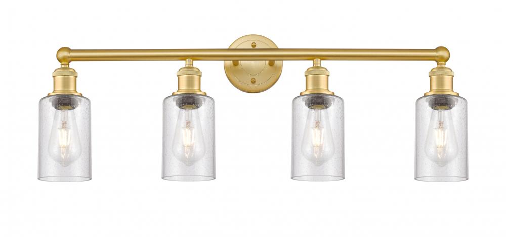 Clymer - 4 Light - 31 inch - Satin Gold - Bath Vanity Light