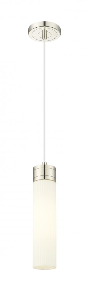 Boreas - 1 Light - 3 inch - Polished Nickel - Cord Hung - Mini Pendant