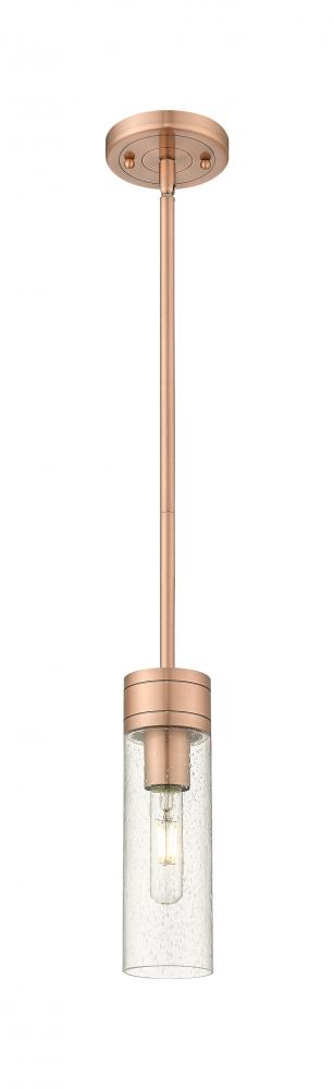 Boreas - 1 Light - 3 inch - Antique Copper - Stem Hung - Mini Pendant