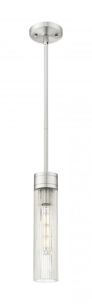 Boreas - 1 Light - 3 inch - Satin Nickel - Stem Hung - Mini Pendant