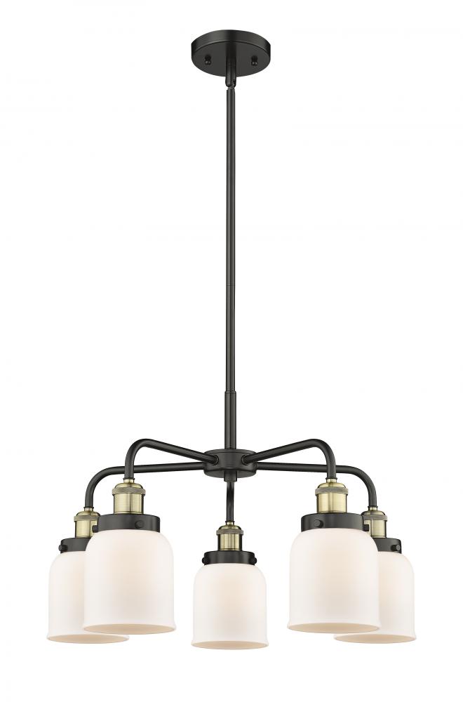 Cone - 5 Light - 24 inch - Black Antique Brass - Chandelier