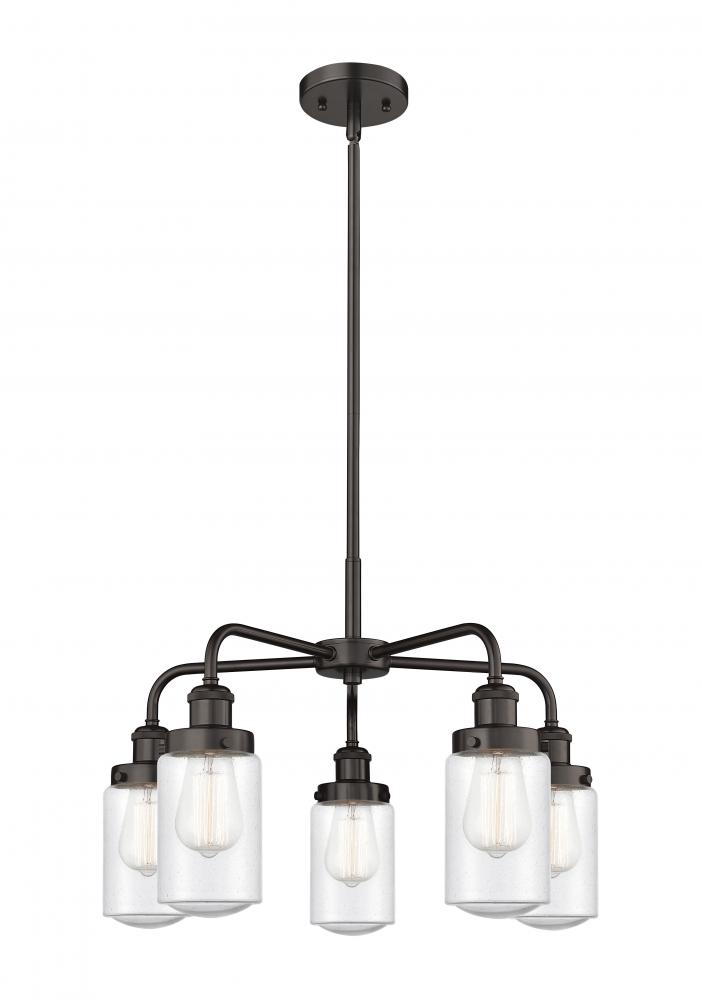 Dover - 5 Light - 23 inch - Oil Rubbed Bronze - Chandelier