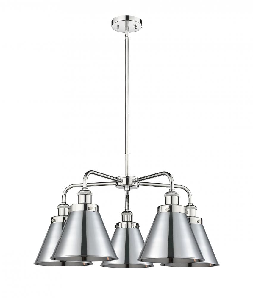 Appalachian - 5 Light - 27 inch - Polished Chrome - Chandelier