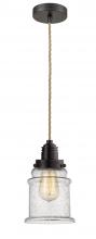 Innovations Lighting 100OB-10RE-2H-OB-G184 - Winchester - 1 Light - 8 inch - Oil Rubbed Bronze - Cord hung - Mini Pendant